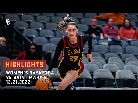 Women's Basketball - USC 71, Saint Mary's 45: Highlights (12/21/22)