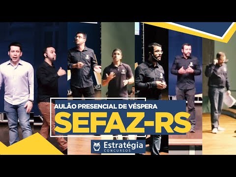 Revisão de Véspera SEFAZ RS: Aulão Presencial