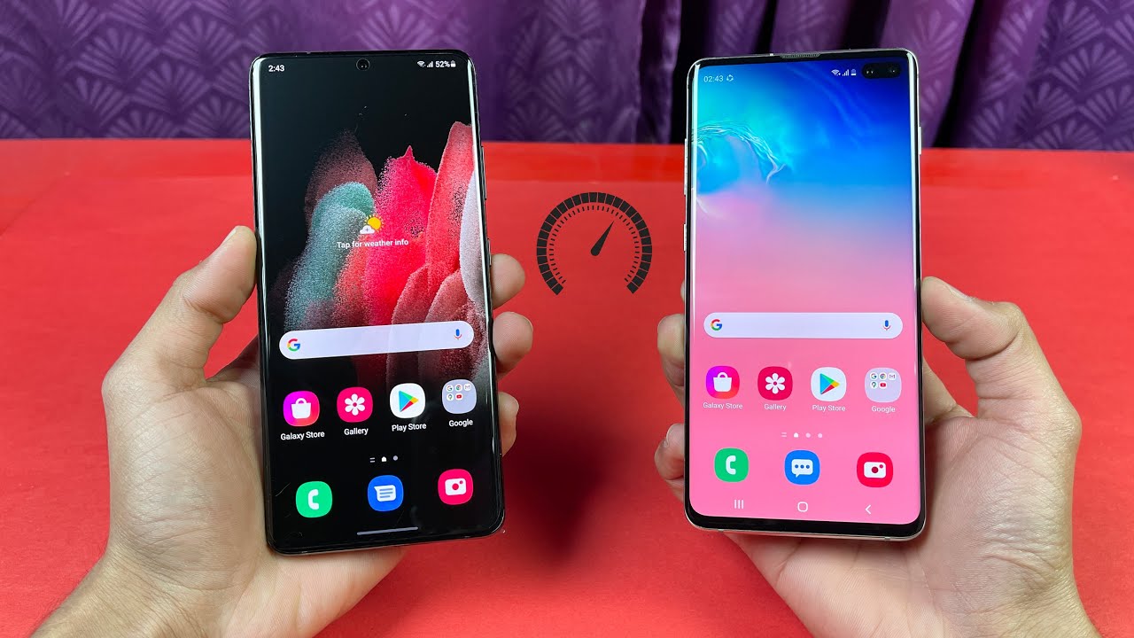 Samsung Galaxy S21 Ultra vs Galaxy  S10 Plus - Speed Test & Comparison!