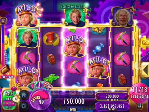 WILLY WONKA'S WILD FACTORY Video Slot Casino Game with a "BIG WIN"  FREE SPIN BONUS