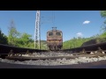 Train Passes Above A GoPro
