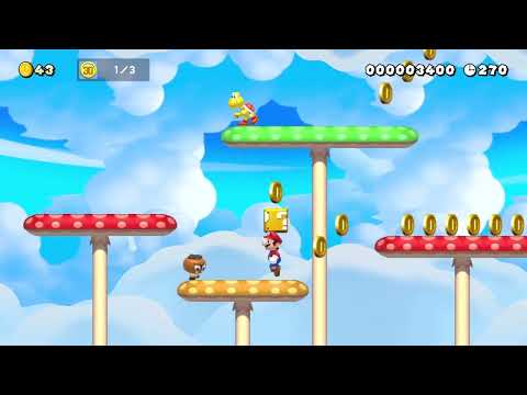 W 4-2: Mushroom Heights by SuperSprit 🍄 Super Mario Maker 2 ✹Switch✹ #bfr