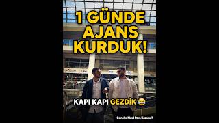"Gençler Nasıl Para Kazanır? | 1 Günde Kapı Kapı Gezerek Ajans Kurma Challenge"