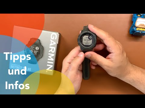 Garmin Instinct Solar Tipps: Einstellungsmöglichkeiten auf der Smartwatch