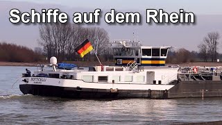 Schiffe auf dem Rhein - Binnenschifffahrt - Rheinschifffahrt