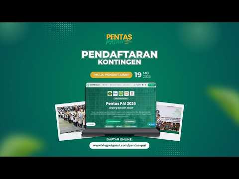 Video Tutorial Pendaftaran Kontingen Kecamatan Pentas PAI SD 2026 Tingkat Kabupaten Garut