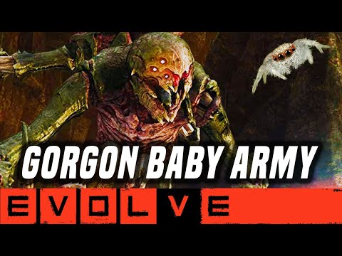 GORGON BABY ARMY!! Evolve Gameplay Satage Two (NEW EVOLVE 2019 Monster Gameplay)