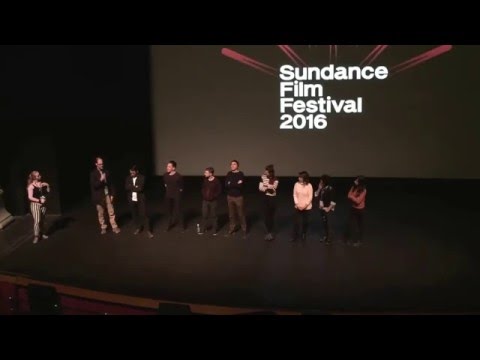 Cast & directors of Swiss Army Man at Sundance Film Festival Jan 23 2016