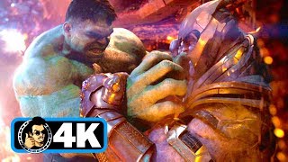 AVENGERS: INFINITY WAR Clip -  Hulk Vs Thanos Figh