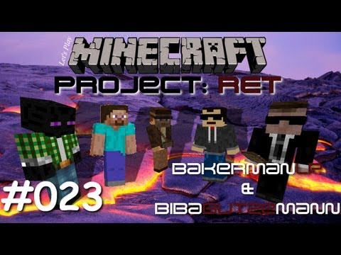 Minecraft Technik SMP - Projekt RET - S03E023 - Erster Besuch im Nether mit Trivolo und Butze