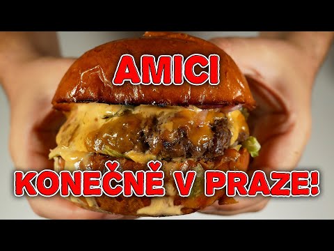 AMICI - Burgerová LEGENDA KONEČNĚ V PRAZE!