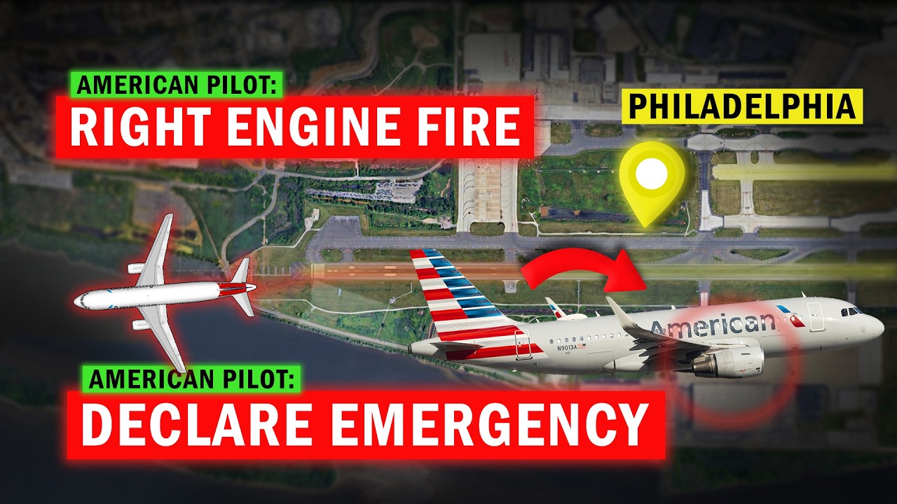Plane has FIRE INDICATION on Takeoff | Emergency Return and Landing