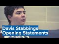 Davis Stabbings Opening Statements Full Video