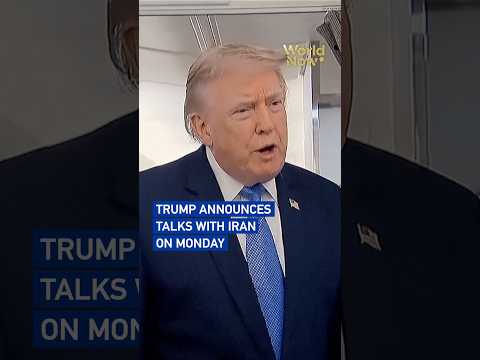 Trump announces talks with Iran on Monday