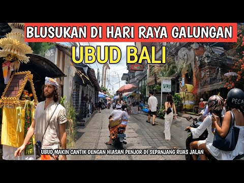 THE BEAUTY OF UBUD BALI!! GALUNGAN AND KUNINGAN HOLIDAYS