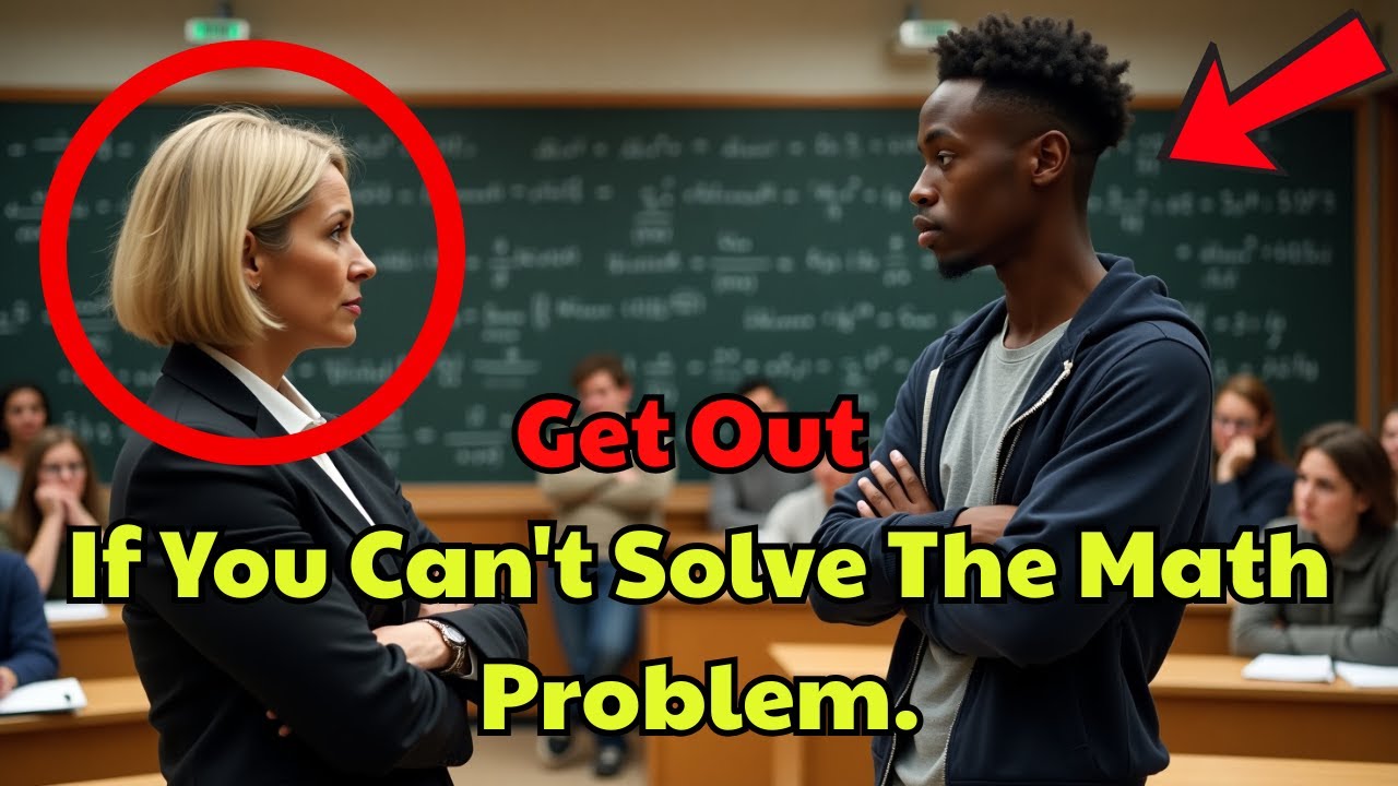 Professor MOCKS Black Student in Class, Not Knowing He’s a MATH PRODIGY! | RACISM