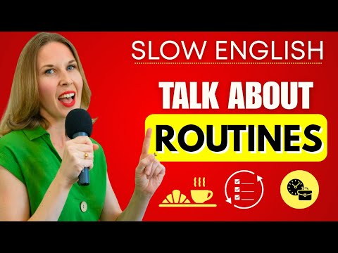 Daily Routines in English | Speaking Practice for Beginners with Slow Clear Speech