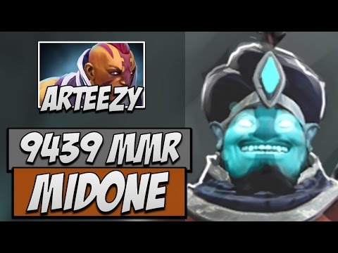 Secret.Midone Storm Spirit VS EG.Arteezy AM | Dota Gameplay 7.14