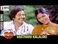 Gopala Rao Gari Ammayi Telugu Movie Songs Vasthavu Kalaloki Video Song Jayasudha Chandra Mohan