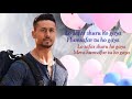 Lo Safar Shuru Ho Gya Lyrics Baaghi 2 Tiger Shroff Disha Patani Jubin Nautiyal