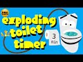 EXPLODING Toilet Timer Bomb 3 Minute Fun Countdown For Kids