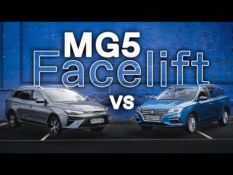 NEW MG5 EV (2023) Full Review and Comparison - New VS Legacy