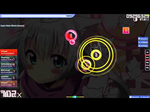 [osu!] yuikonnu & ayaponzu* - Super Nuko World [Insane]