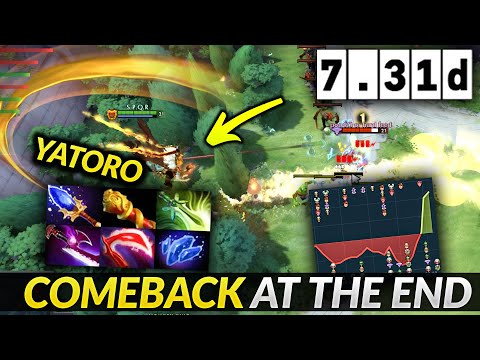Yatoro EZ Comeback Monkey King - 400 last hit in 50min