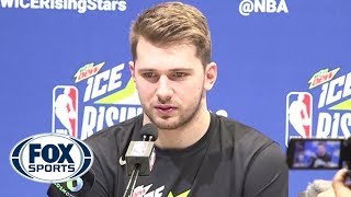 Luka Doncic on All-Star snub, LeBron's influence at NBA Rising Stars media day | FOX SPORTS