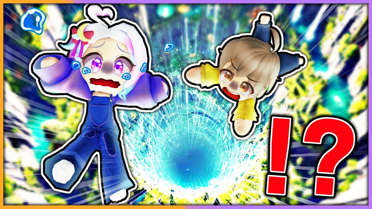 世界で一番深い大穴に落ちてしまった！？2人で地上を目指して生き延びろ！【ROBLOX/ロブロックス】