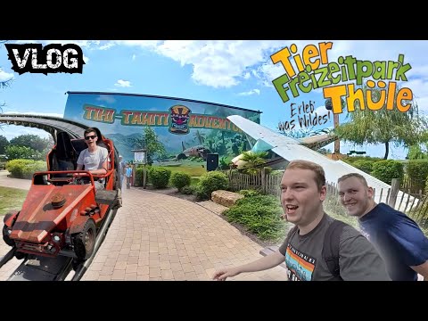 WHAT kind of DARK RIDE has this little park bought?! Thüle Animal & Leisure Park | Vlog #264