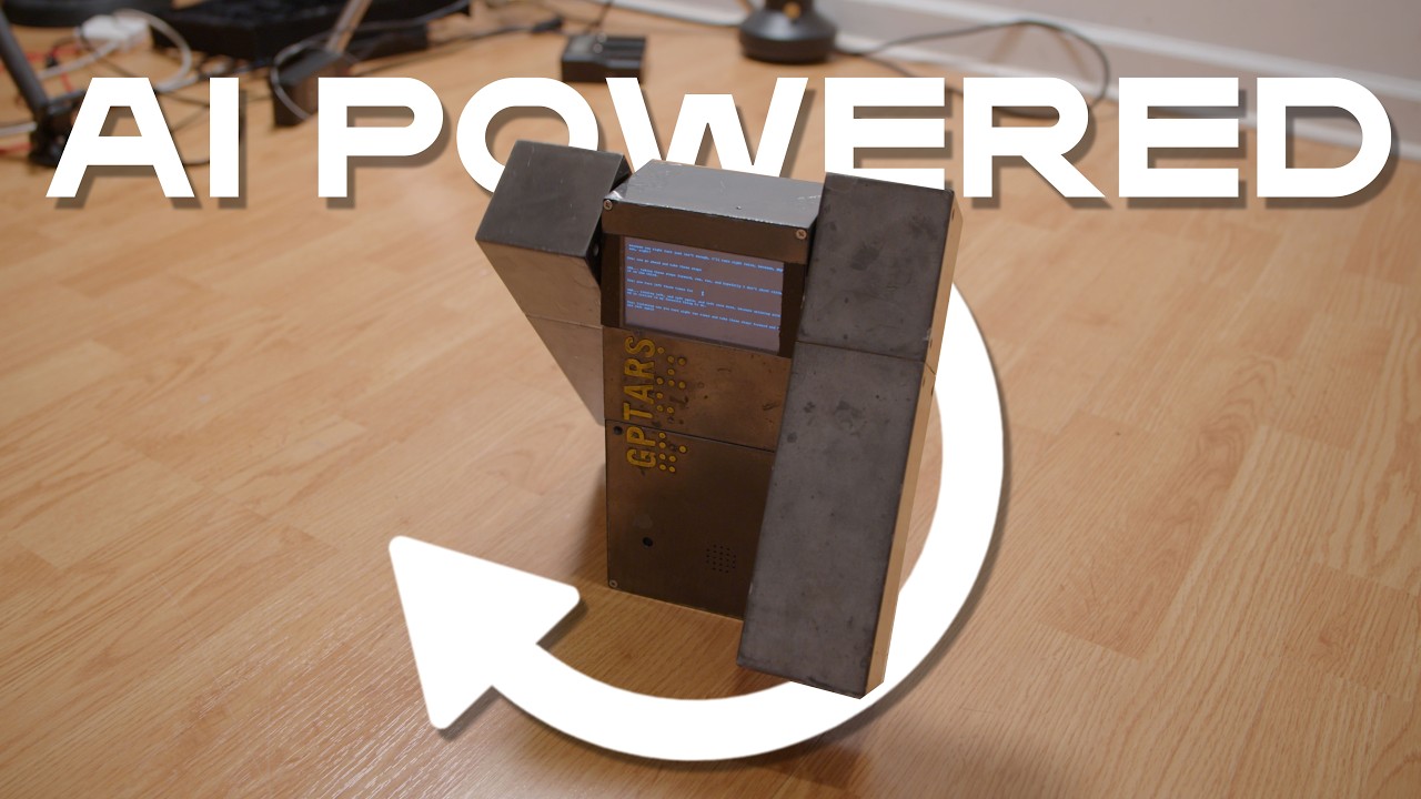 How My Sarcastic Robot TARS Moves Using AI