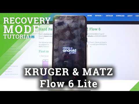 How to Boot Recovery Mode in KRUGER & MATZ Flow 6 - Android System Recovery