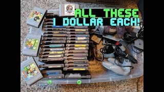 My best Garage Sale Day of 2018! 40 1 dollar NES Games + SO MUCH MORE! S2E4 Part 1