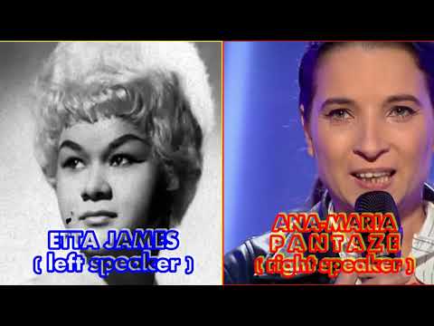 etta james vs ana maria pantaze id rather go blind side by side original vs cover