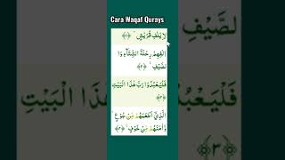 Download lagu How to Waqaf in Surah Quraysh According to Tajweed mp3