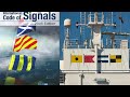 Nautical Flag Signals Of The International Code Of Signals