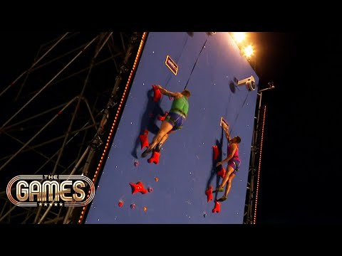 Josh Herdman Faces Wes Nelson In The Men’s Speed Climbing Final | The Games | ITV