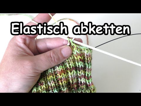 Cast off elastically