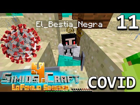 EL BESTIA TENI COVID - SimiosCraft 4 Ep. 11 - Minecraft - GOTH