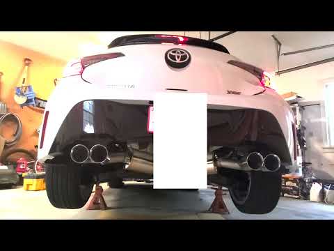 Remark Exhaust Installed on a 2022 Toyota Corolla Hatchback XSE
