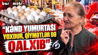 ALA BİLMİRİK! | Yumurtanın Qiymətinin Artım Səbəbi Nədir? | BAZARDA ARAŞDIRMA | 