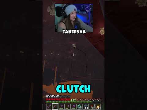 Insane Hardcore Minecraft Clutch by Taneesha! #mchc #mcyt