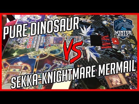 Yu-Gi-Oh Sekka-Knightmare-Mermail Vs Pure Dinosaur - Full Match (May 2018)