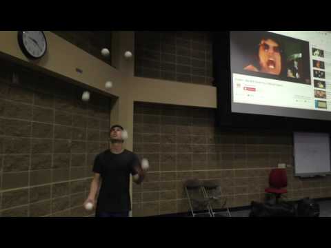 7 ball speed juggling - Matan Presberg - Former World Record