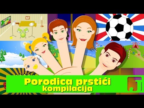 Porodica Prstići - kompilacija | Finger Family | Dečije pesme | Jaccoled