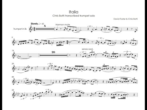 Italia - Chris Botti trumpet & Andrea Bocelli