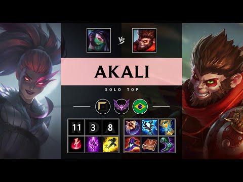 Akali Top vs Wukong: Unstoppable - BR Master Patch 14.24