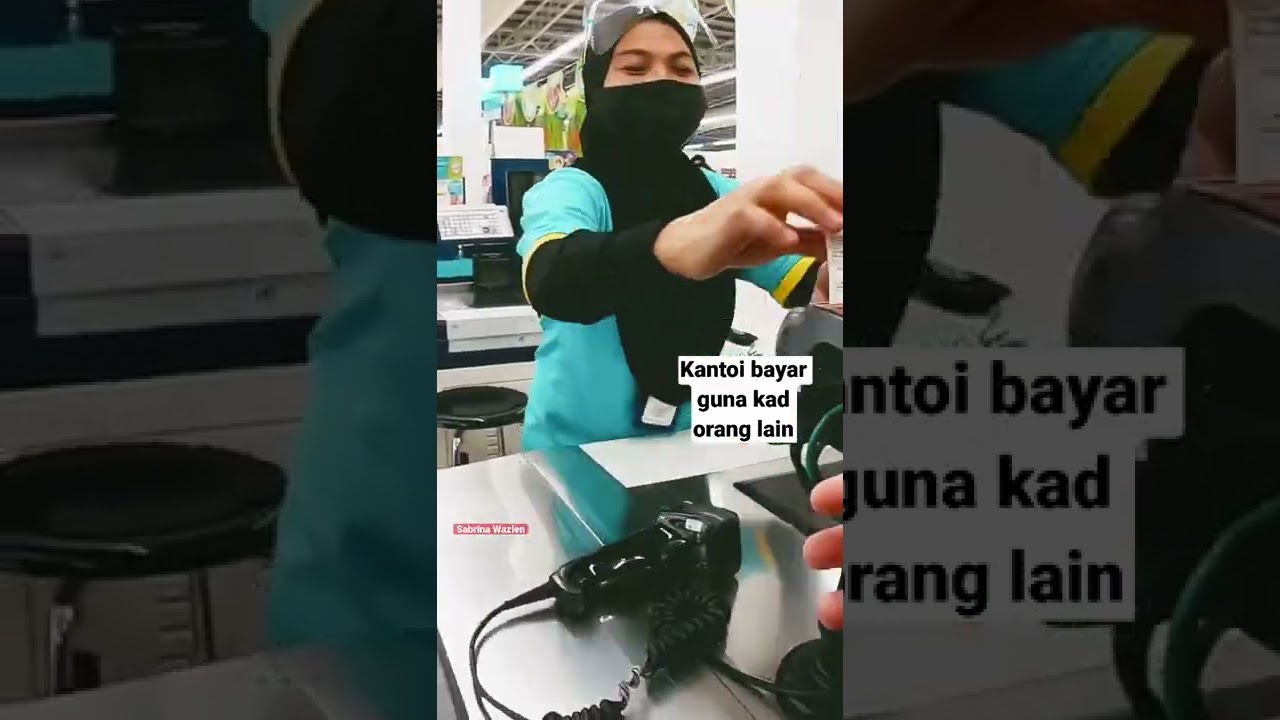 Kantoi bayar guna kad orang