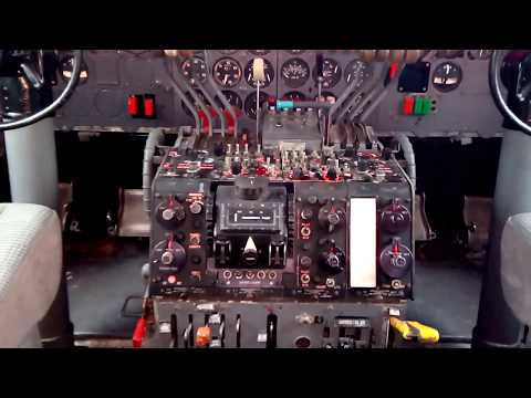 Restored Douglas DC-7C Cockpit on Display at Dromod 2-6-17 Philip Bedford Video Clip ACDA002